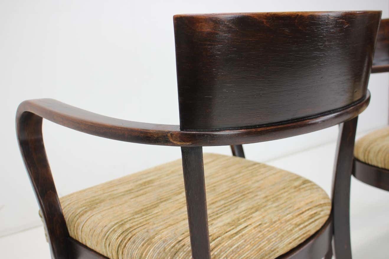 Furniture Rare Set Of Four Catalog Chairs H 224 By Jindřich Halabala 1930s, Czechoslovakia photo