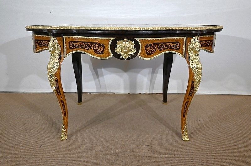 photo for sale Rare Table In Precious Wood, Napoleon III Period – Mid 19th Century