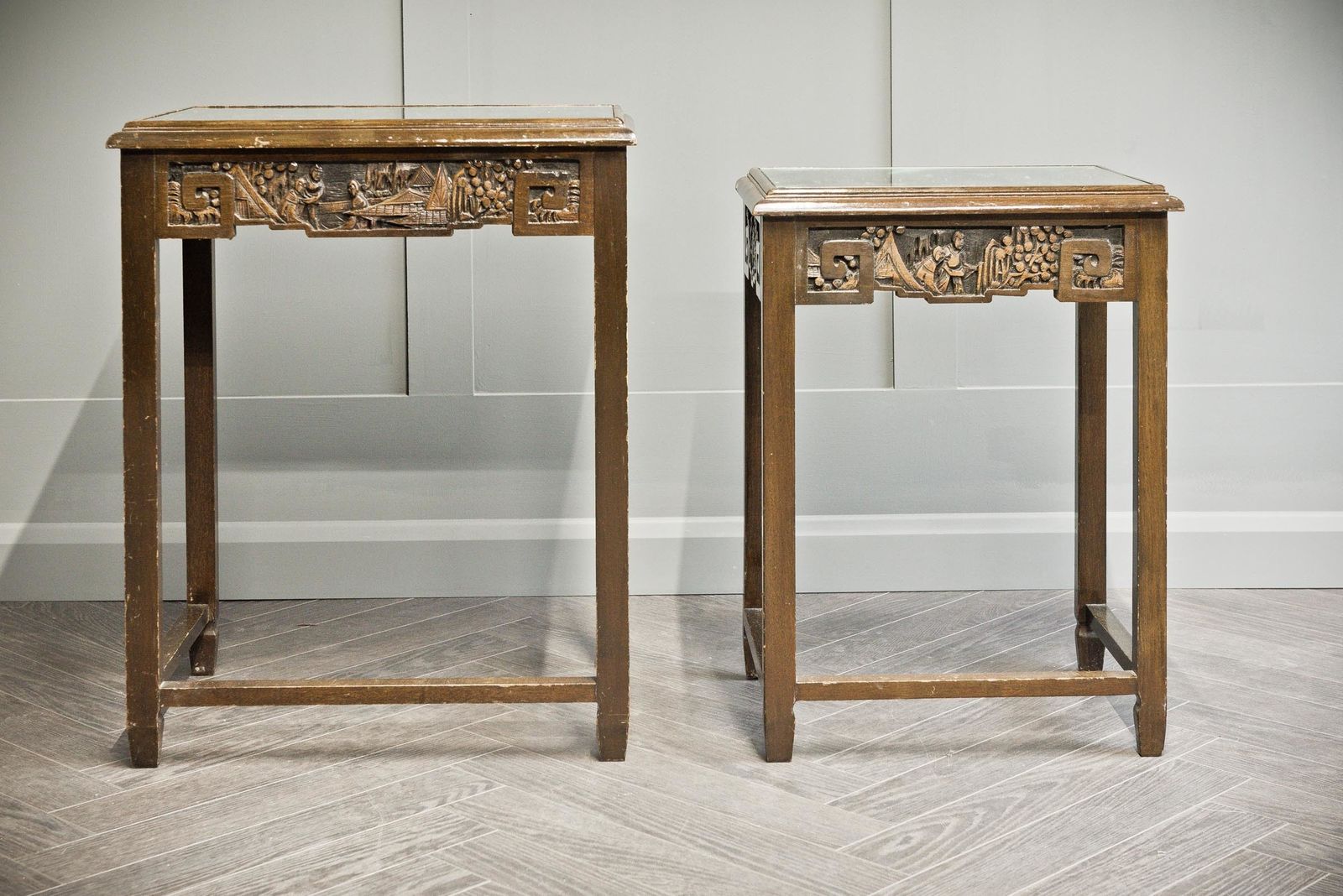 Chinese Carved Quadruple Nest Of Tables photo 675.0