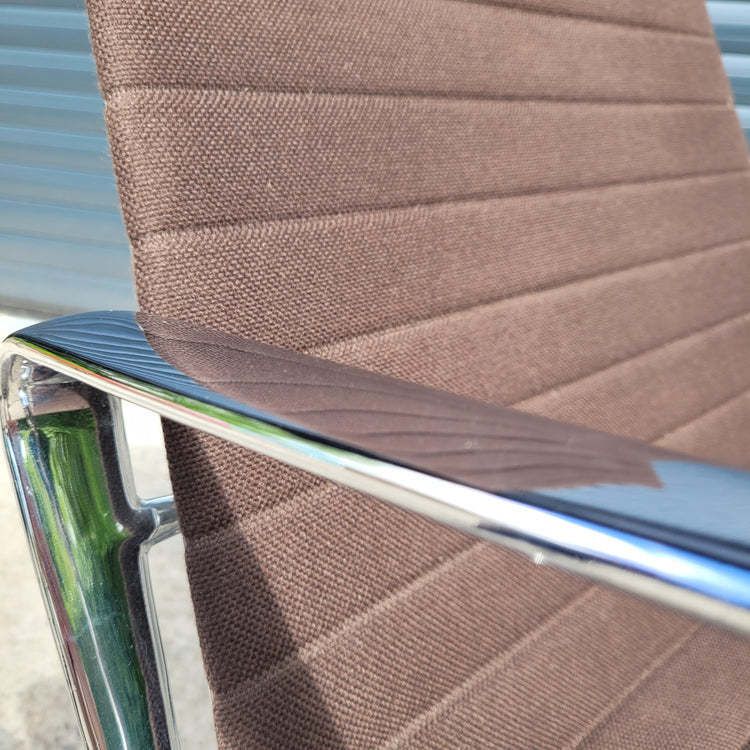 Eames Ea116 Brown Lounge Chair photo for sale