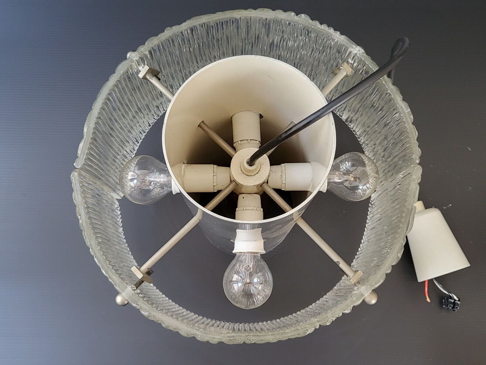 photo furniture Vintage Hanglamp Uit De Jaren 1960 Van Jt Kalmar – Glas En Staal