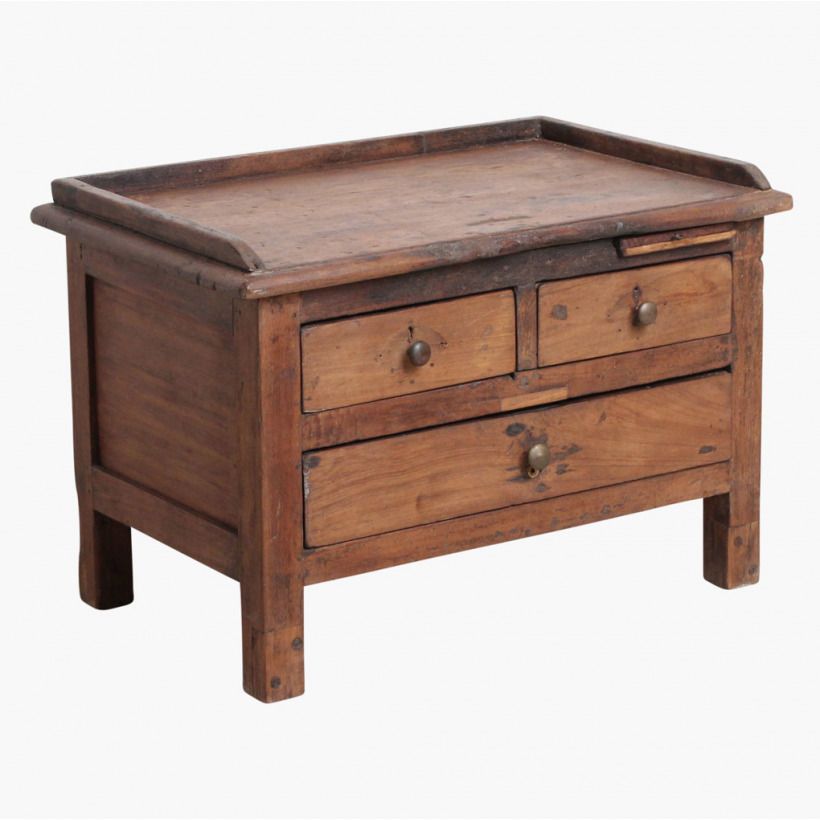 Antique Teak Jewellery Chest, 1800s photo furniture