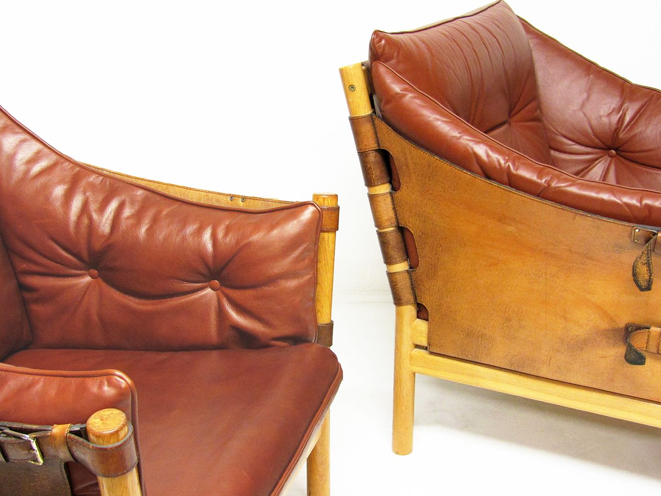 Two Swedish 1960s "Ilona" Lounge Chairs By Arne Norell photo vinterior