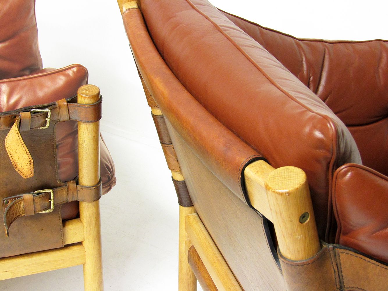 photo for sale Two Swedish 1960s "Ilona" Lounge Chairs By Arne Norell
