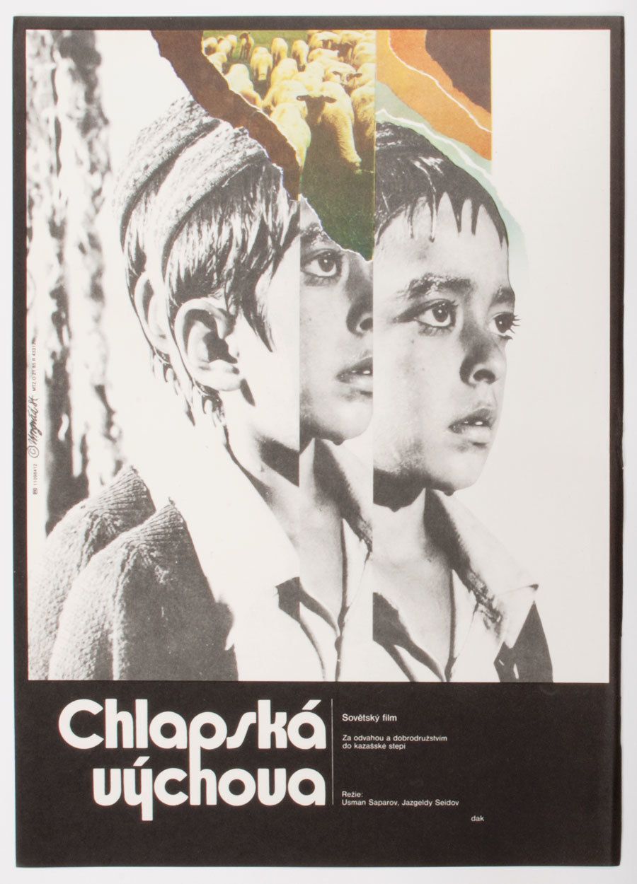 Original Film Poster, The Masculine Upbringing, Jan Ungrád, 1984, Genuine Czech Vintage Print