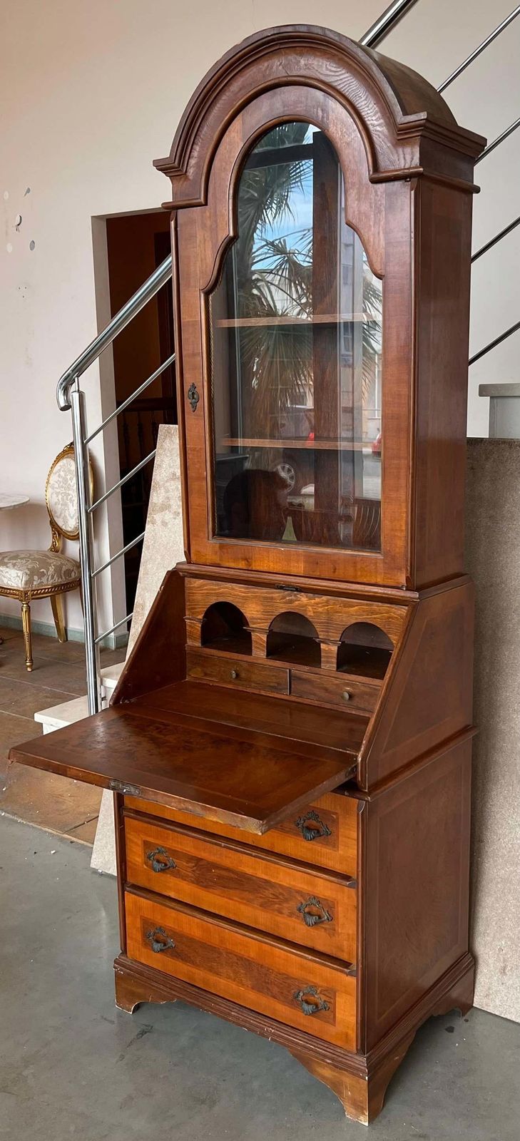 Secrétaire vitrine George I, début du XIXe siècle photo vinterior