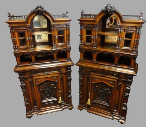 photo furniture Magnificent Pair Of Rosewood Cabinets By 'Sigmund Jaray, Wien'