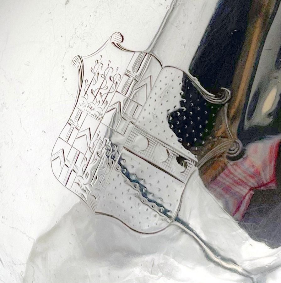 Mid 18th Century Antique George II Silver Coffee Jug London 1759 Augustin Le Sage photo buy