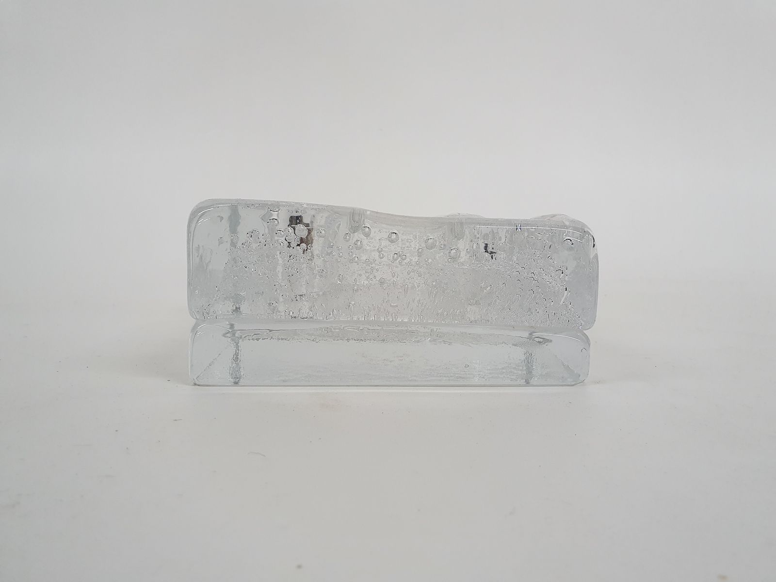 Murano Style Glass Ashtray Or Bowl, Italy 1980's
