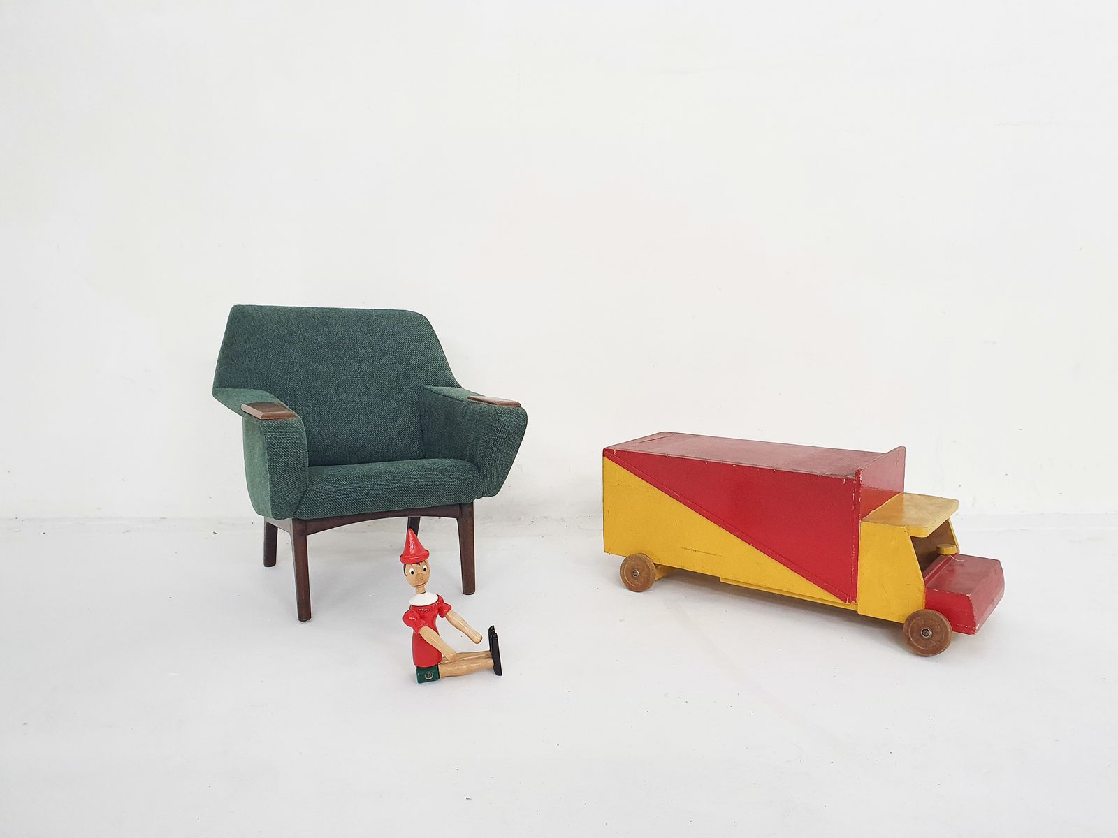 photo for sale Scandinavian Modern Kids Lounge Chair, 1950's