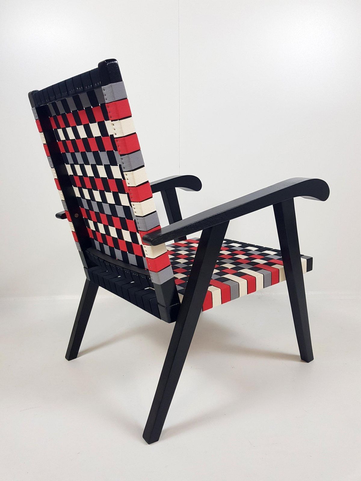 photo furniture Set Of Unique Modernist Armchairs, 1950's