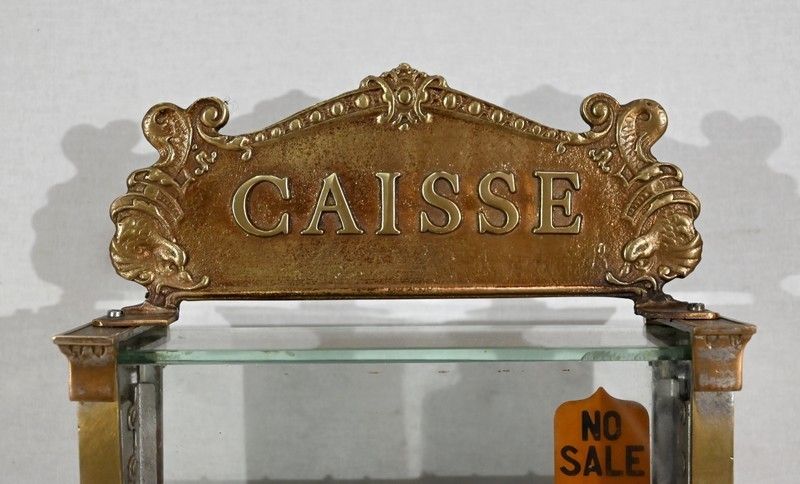 Small Cash Register Model In Chiseled Bronze, "National Cash Register Co.", Model 312   Early 20th Century photo 4990.35