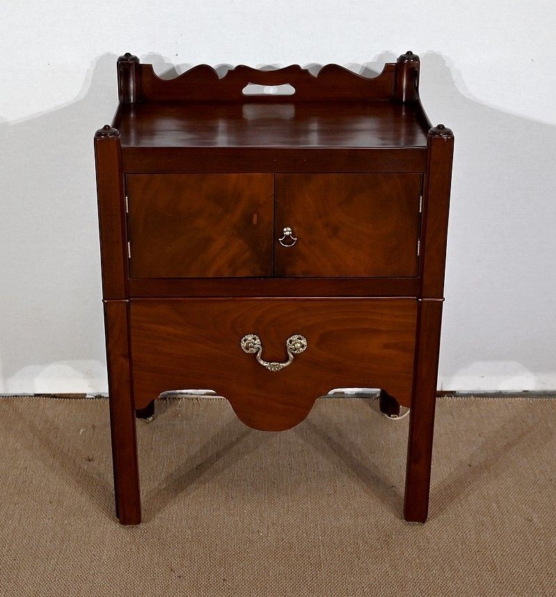 Travel Toilet Montauban In Solid Mahogany – Late 18th Century photo 3646.2