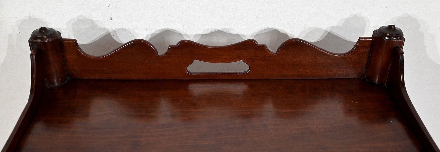 Travel Toilet Montauban In Solid Mahogany – Late 18th Century photo buy