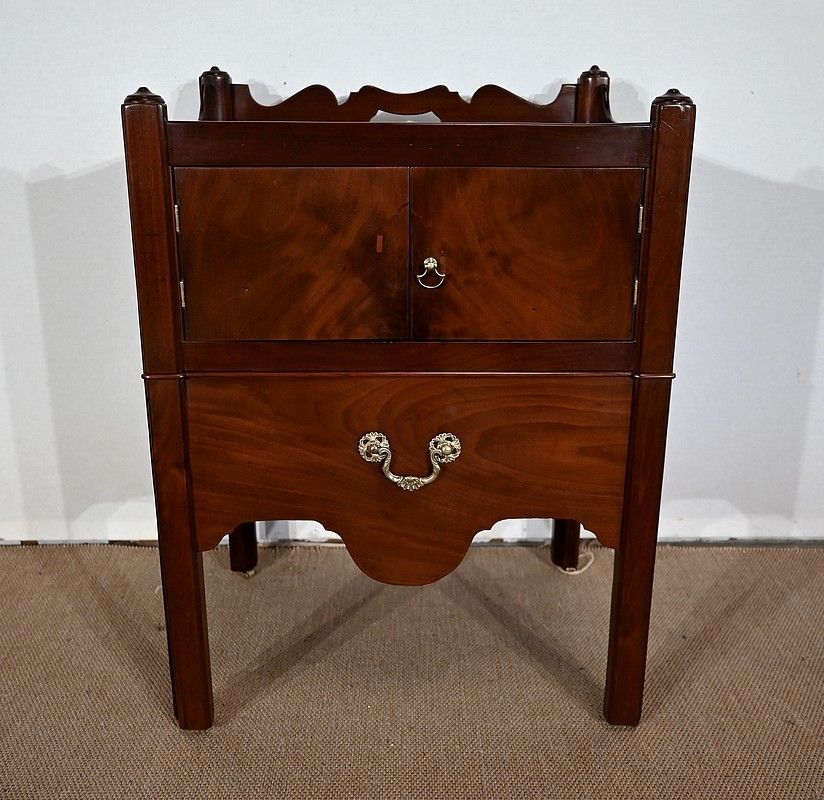 photo furniture Travel Toilet Montauban In Solid Mahogany – Late 18th Century