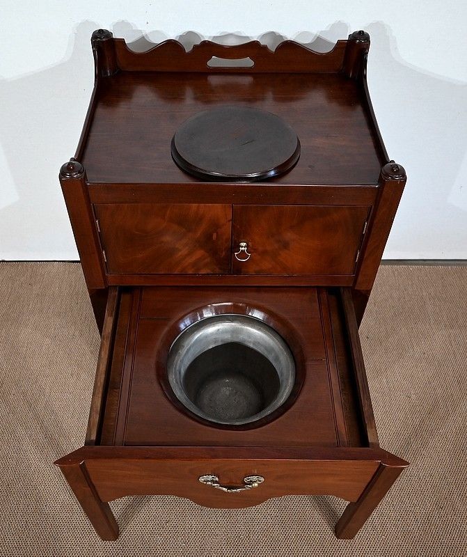 Furniture Travel Toilet Montauban In Solid Mahogany – Late 18th Century photo