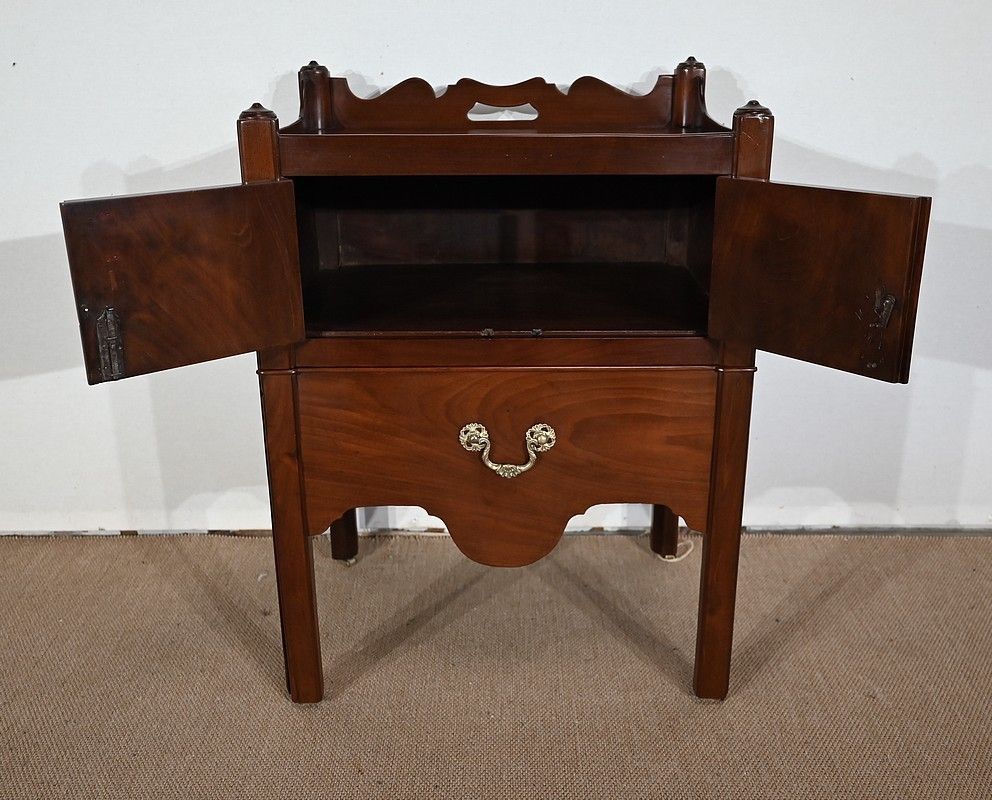 3646.2 Travel Toilet Montauban In Solid Mahogany – Late 18th Century photo