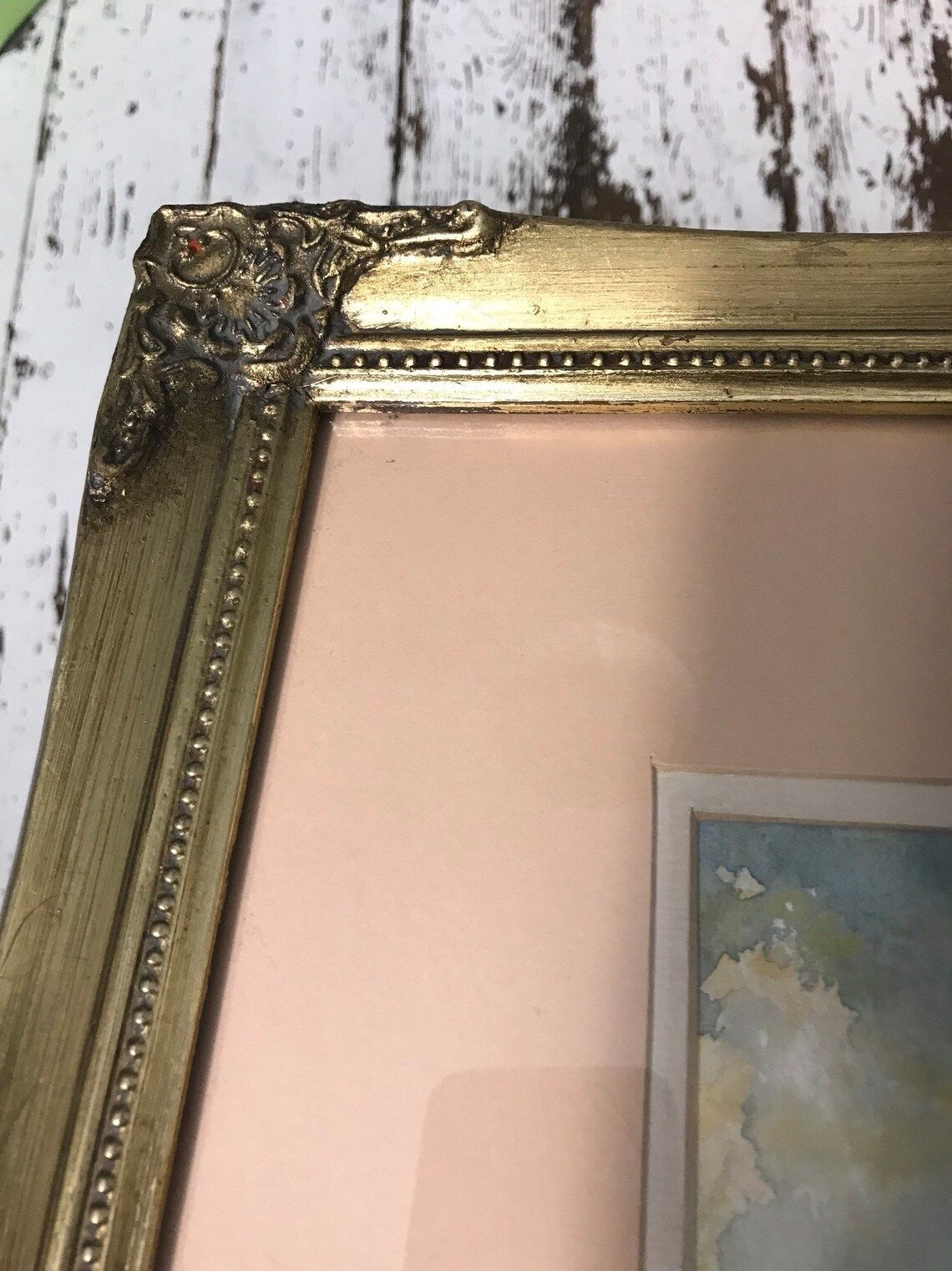 Jan Wasilewski Watercolour Painting Fine Art Sailing Clipper Ship Polish Artist Ornate Huge Large Gold Gilt Frame (C) photo vinterior