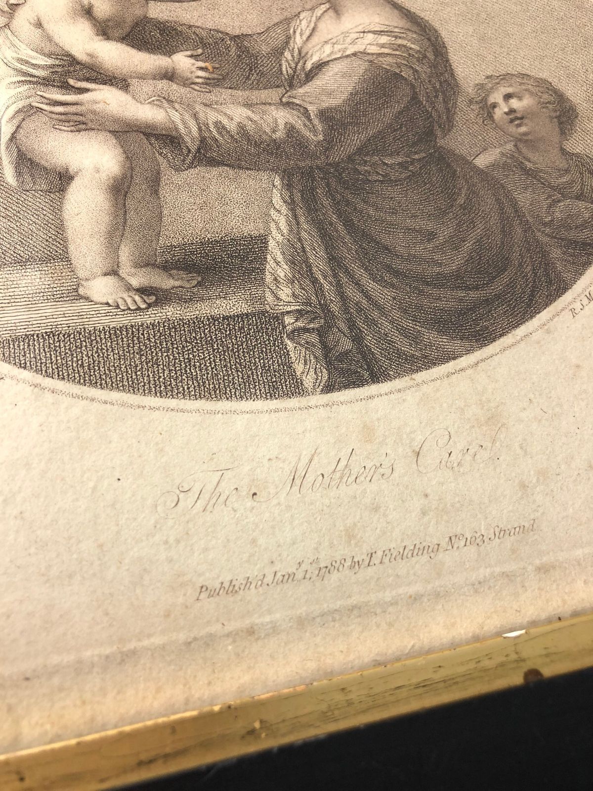 The Mothers Care Rare Pair Of Stipple Etching F Bartolozzi & R Marcuard Georgian 18th Century Pair Of Prints Antique (Ll) photo 725.0