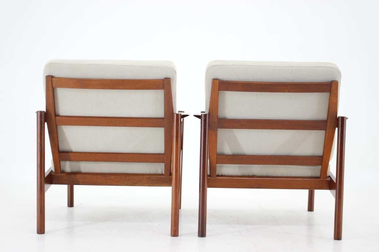 1960s Kai Kristiansen Model Kk161 Pair Of Teak Armchairs For Magnus, Denmark photo Furniture