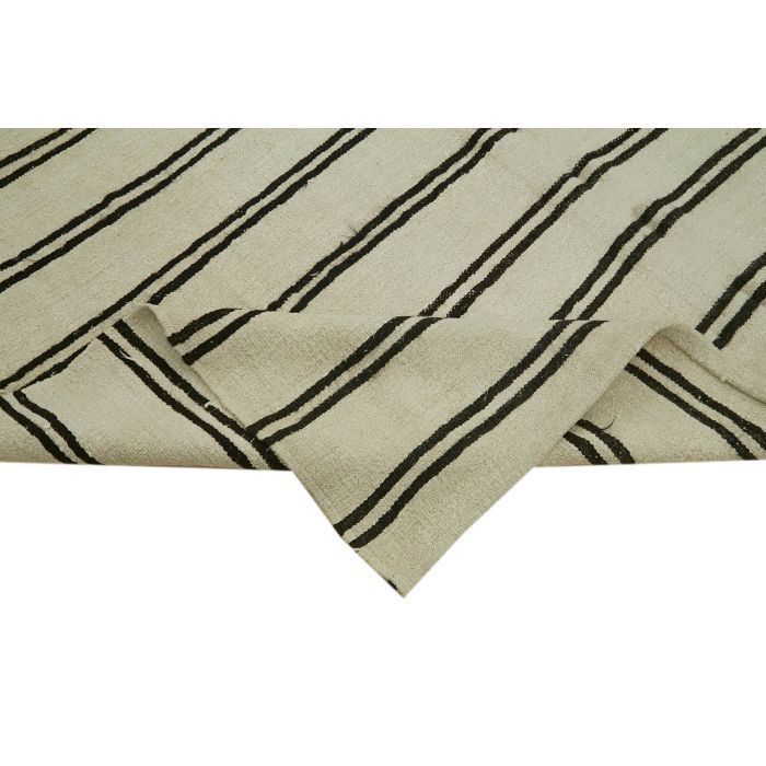 Anatolian Beige Tribal Hemp Kilim Rug 212 X 350 Cm photo vinterior