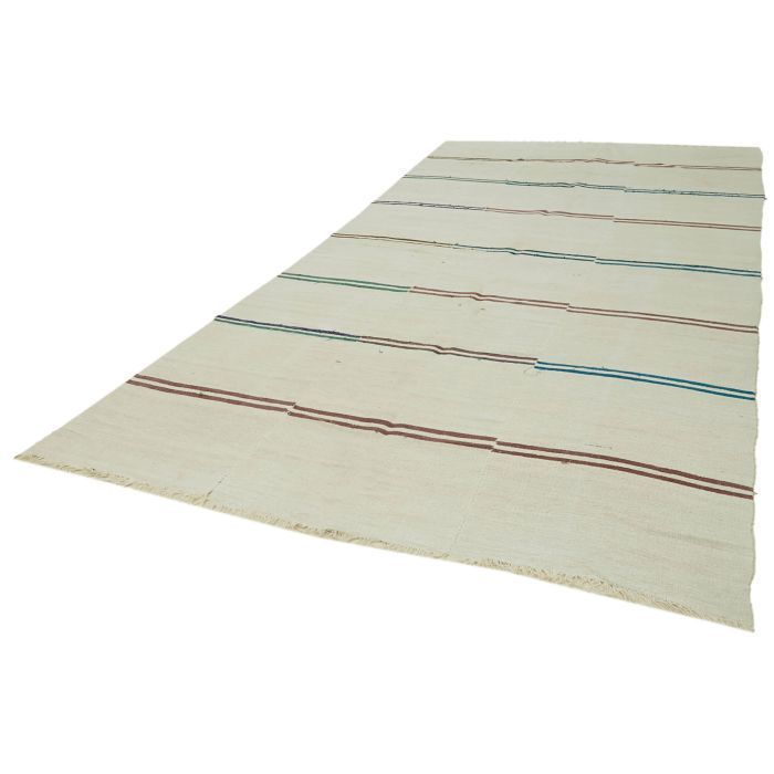 Vintage Turkish Hemp Kilim Rug 206 X 410 Cm photo for sale