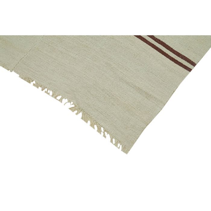 Vintage Turkish Hemp Kilim Rug 206 X 410 Cm photo Textiles