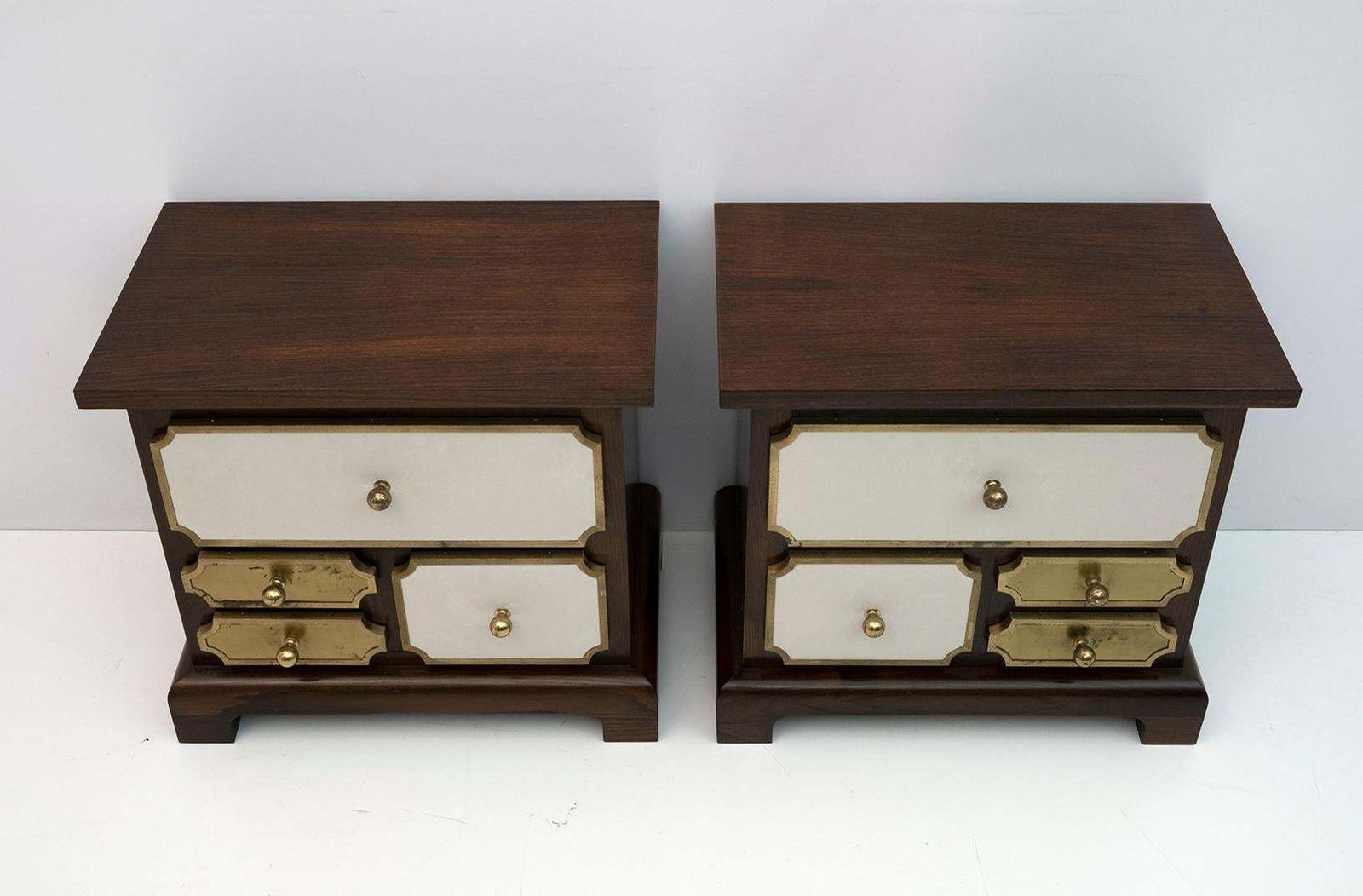 photo buy Set Of Luciano Frigerio Mid Century Modern Italian Dresser And Bedside Tables