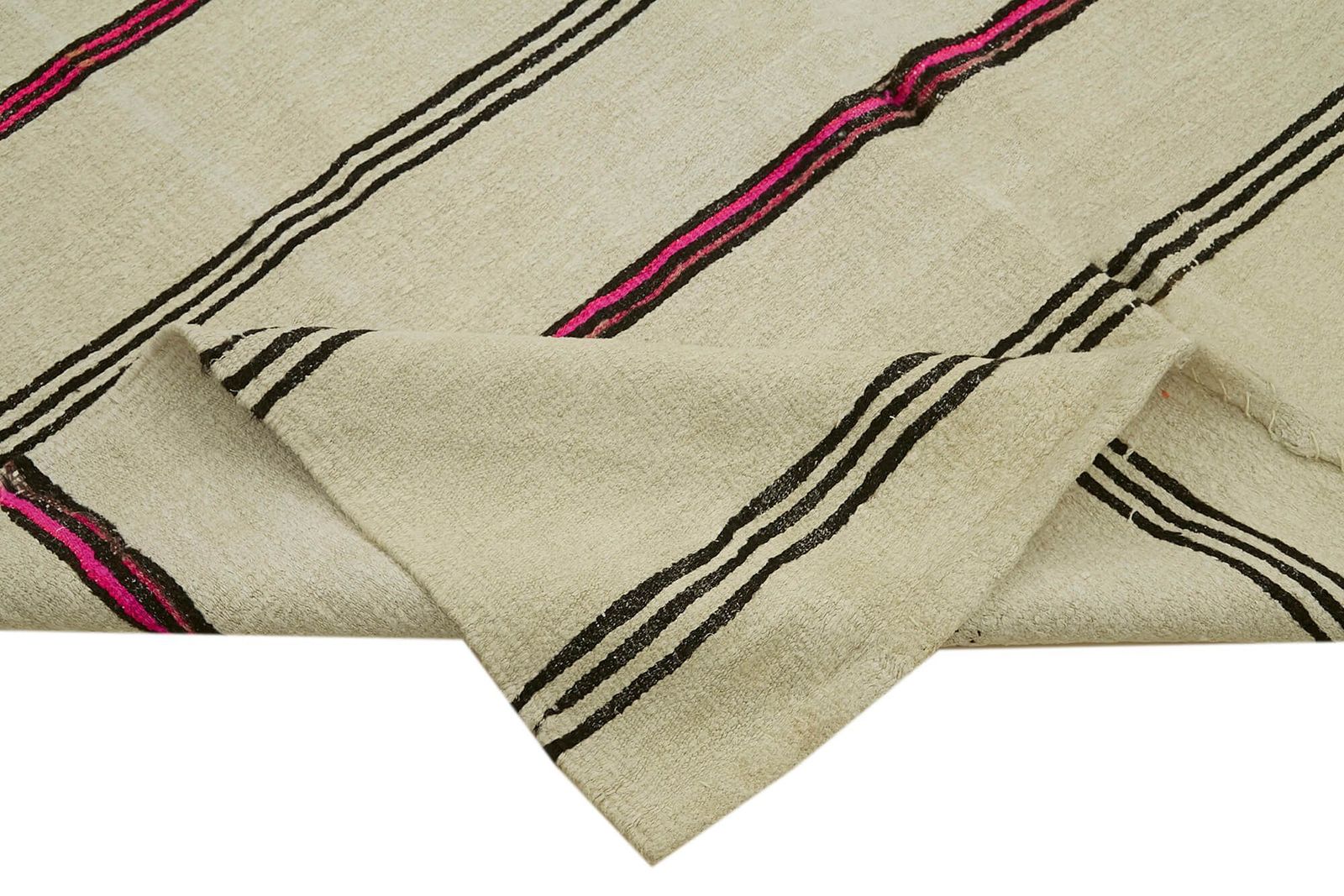 Handmade Oriental Hemp Kilim Rug 195 X 340 Cm photo vinterior