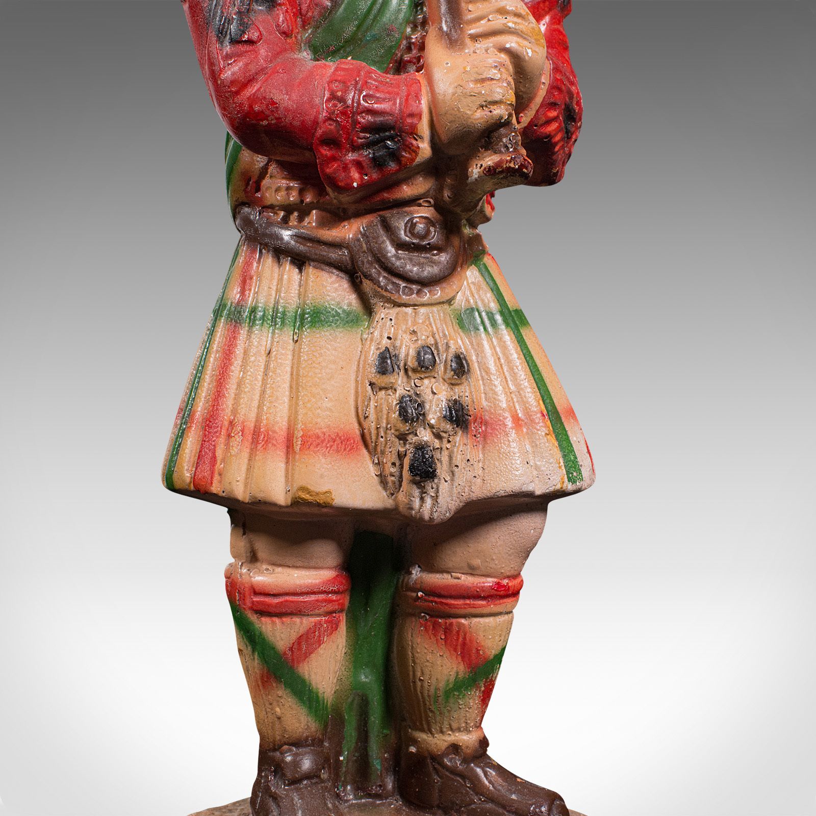Antique Decorative Piper Figure, Scottish, Statue, After Scots Guards photo Art