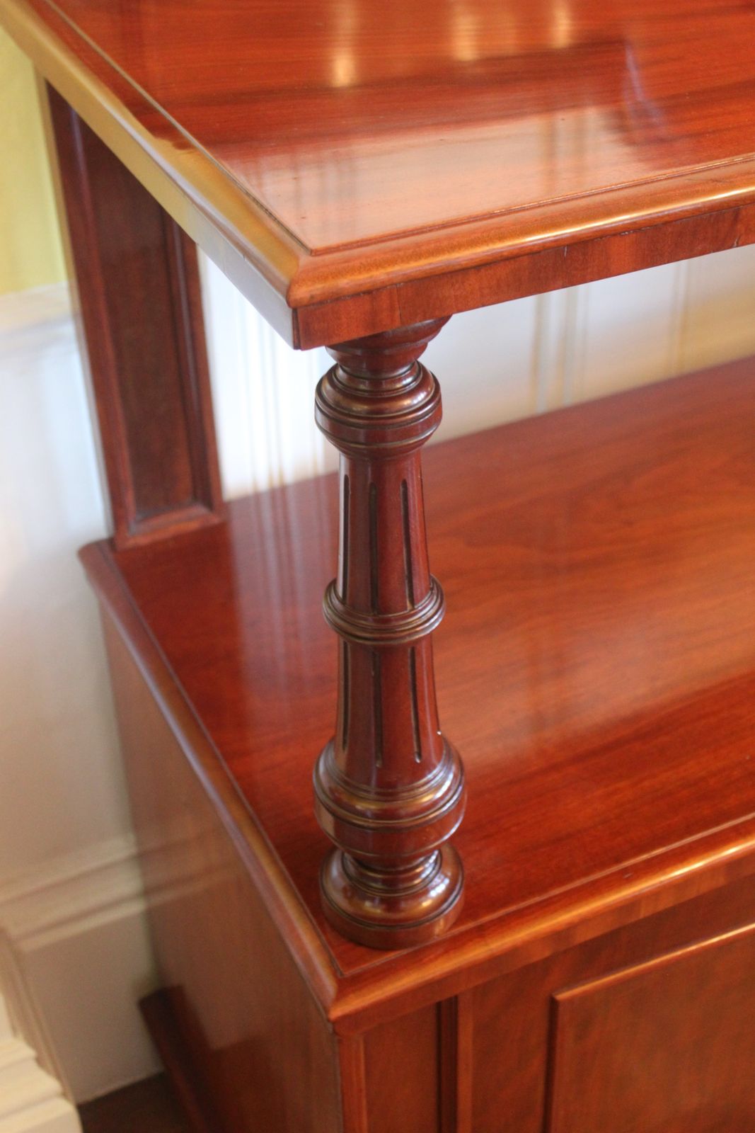 photo for sale Victorian Mahogany Buffet Sideboard By James Shoolbred & Co., Tottenham Court Road, London.