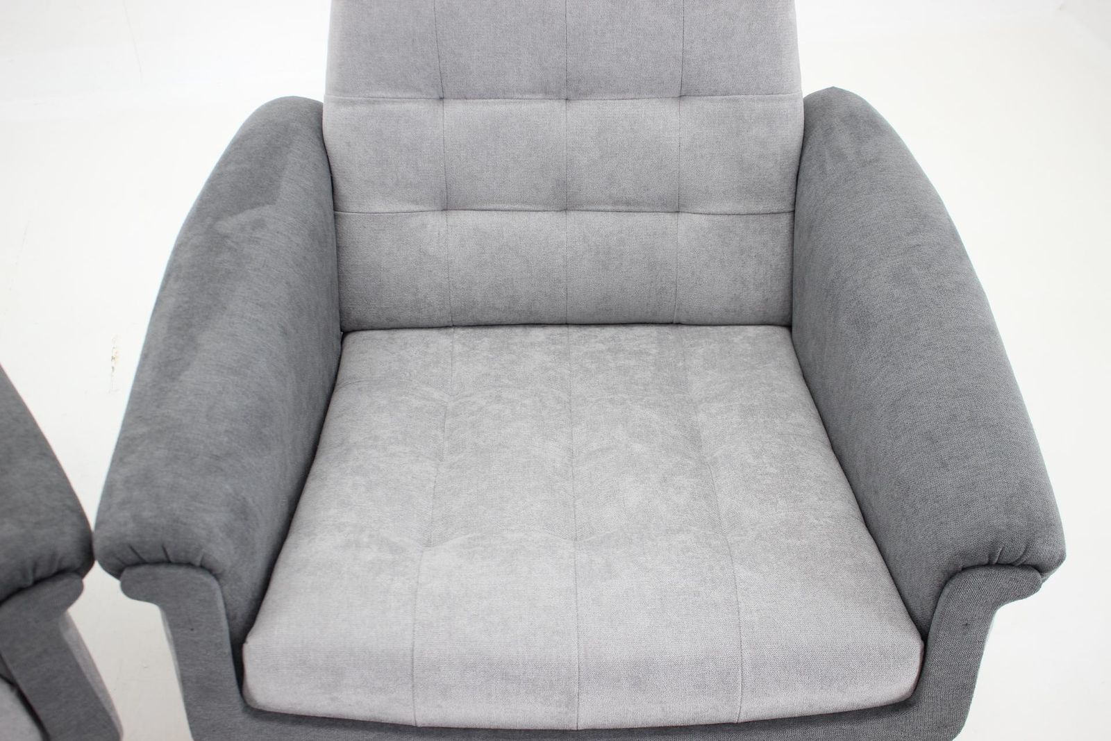 1970's Pair Of Vintage Swivel Armchairs, Czechoslovakia photo buy