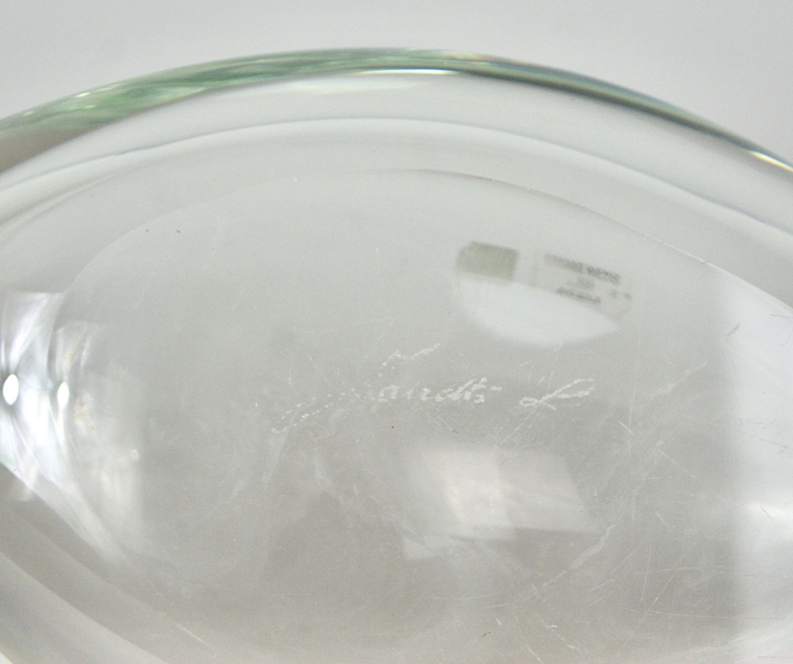 Licio Zanetti Murano Large Swan Sculpture In Clear Glass 4.65kg Labeled photo buy