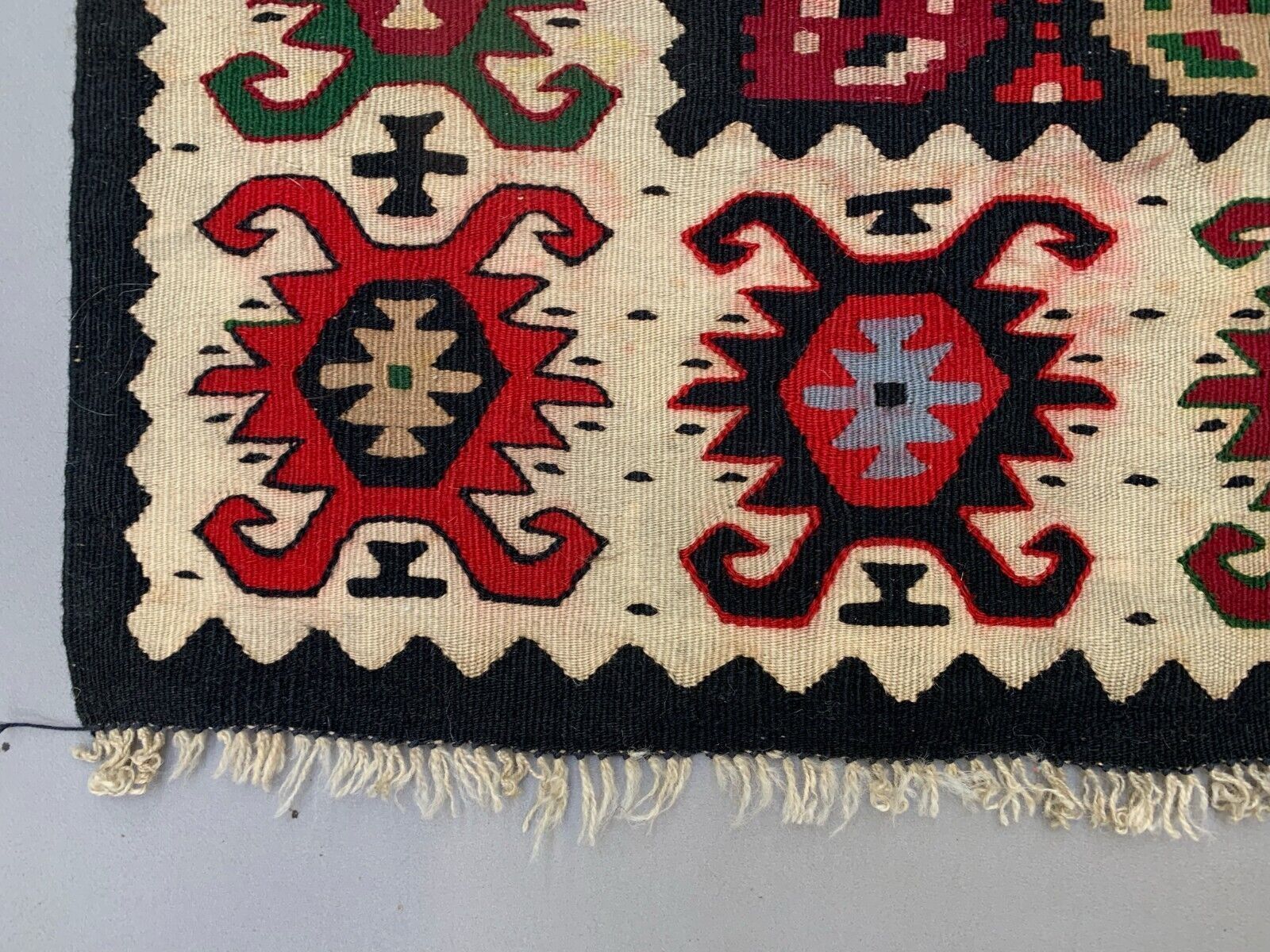 Vintage Kilim, Serbian Pirot Kelim Rug Shabby Wool 210x144 Cm Large photo Textiles