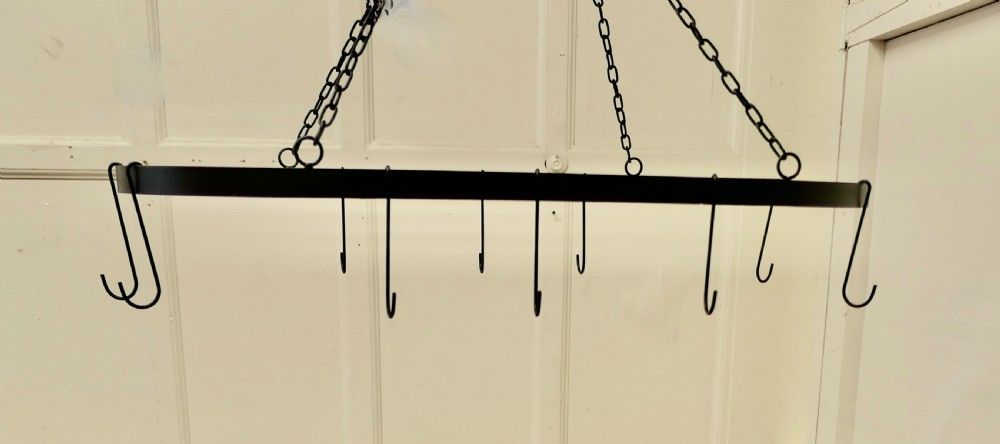 Large Oval Iron Game Hanger, Kitchen Utensil Or Pot Hanger photo Home Decor