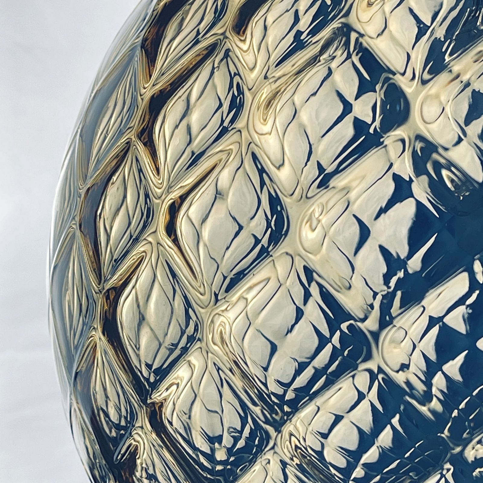 Vintage Blue Murano Sphere Ball Pendant Lamp Italy 1970s photo buy