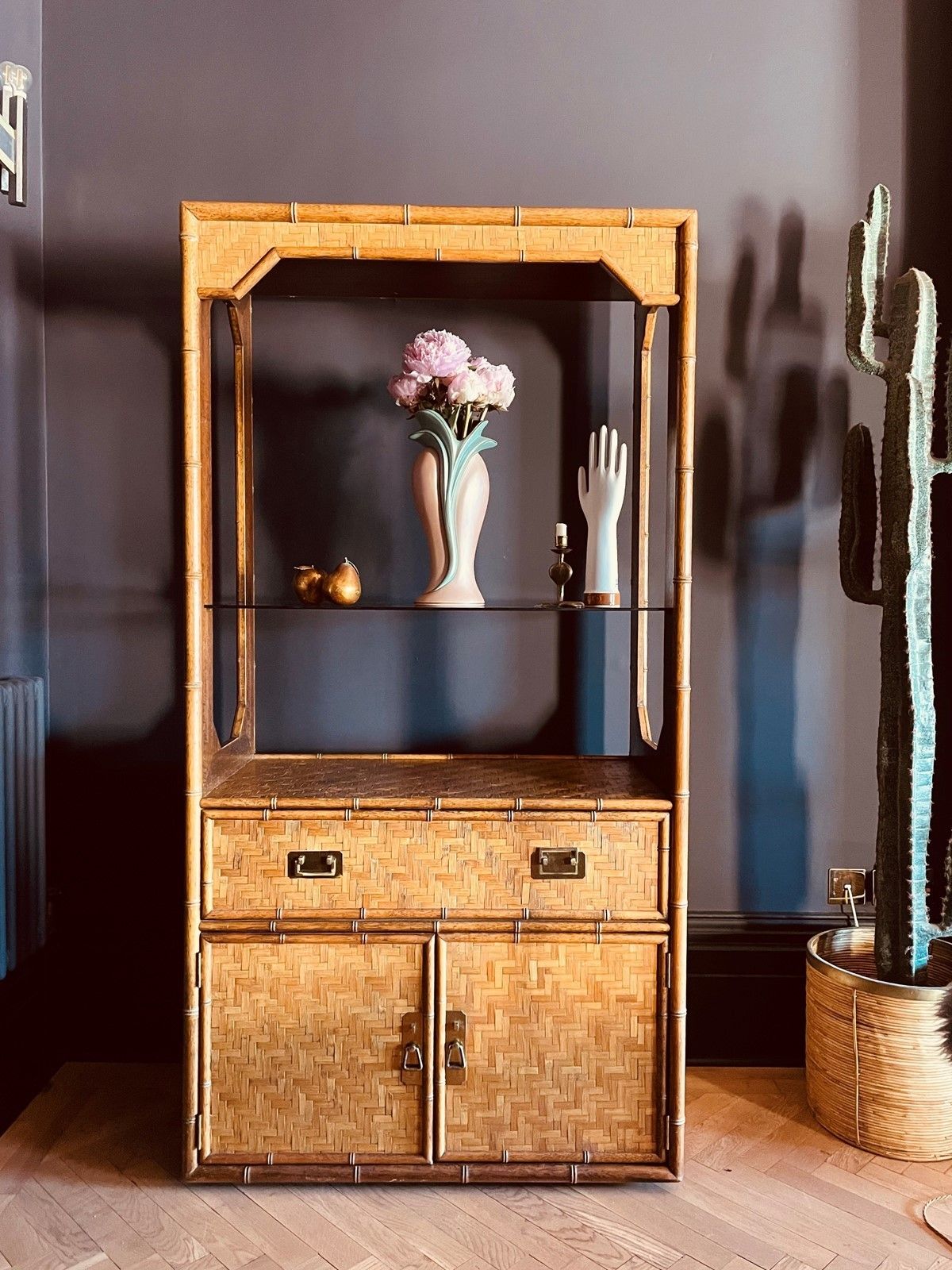 American Palm Wood Cabinet By Dixie Furniture photo furniture