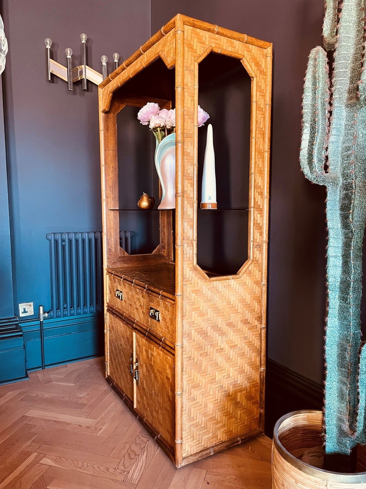 American Palm Wood Cabinet By Dixie Furniture photo 995.0