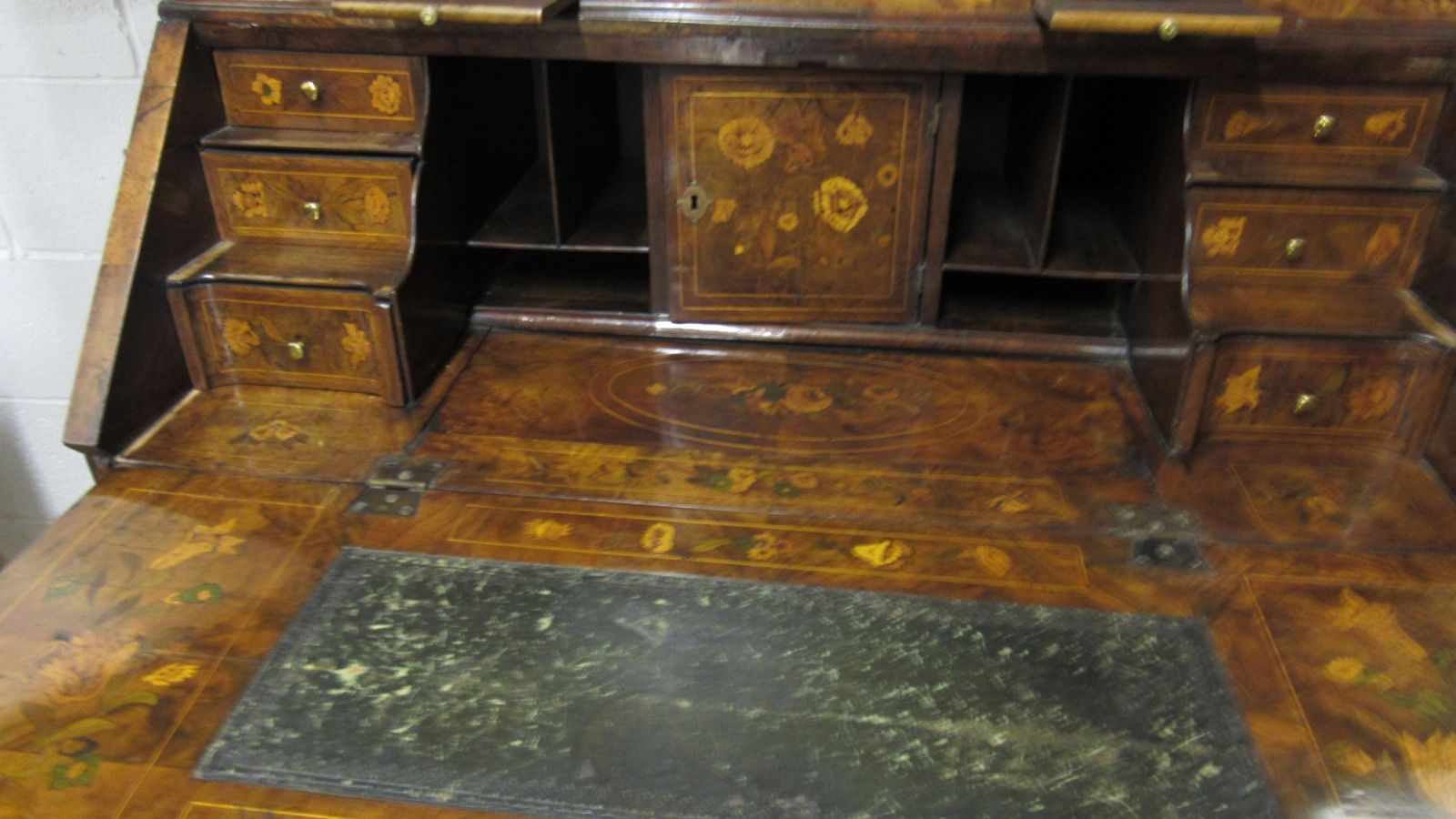 18thc Marquetry Buro Bookcase, 18th Century And Earlier photo vinterior