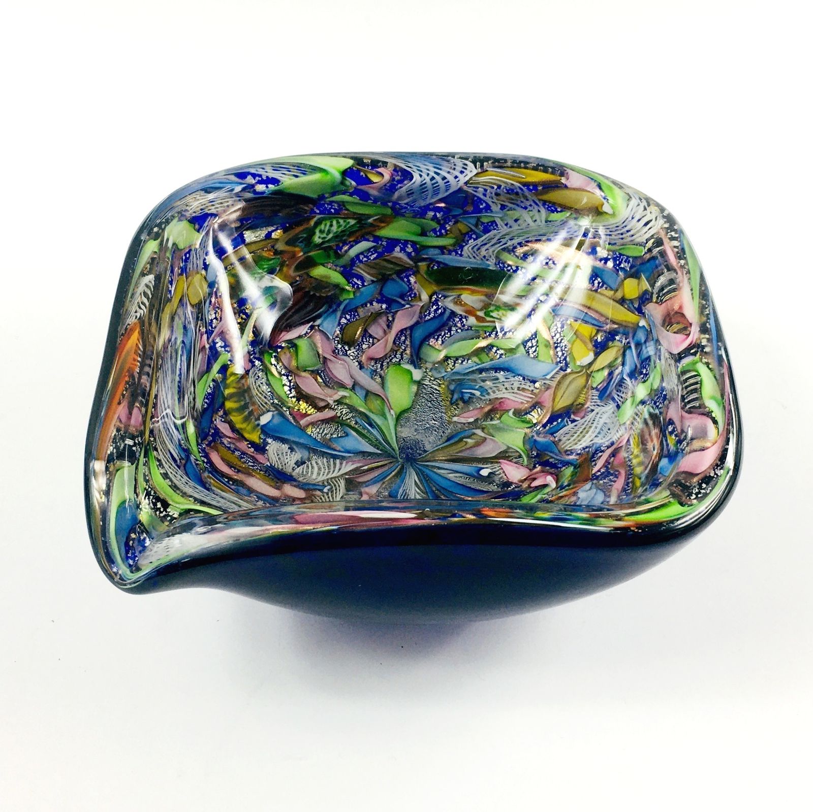 Large Murano Tutti Frutti Art Glass Bowl / Vide Poche By Dino Martens For Aureliano Toso, Italy, 1960s photo furniture