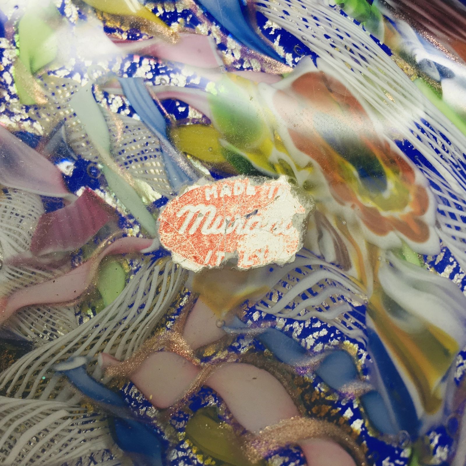 Large Murano Tutti Frutti Art Glass Bowl / Vide Poche By Dino Martens For Aureliano Toso, Italy, 1960s photo 380.0