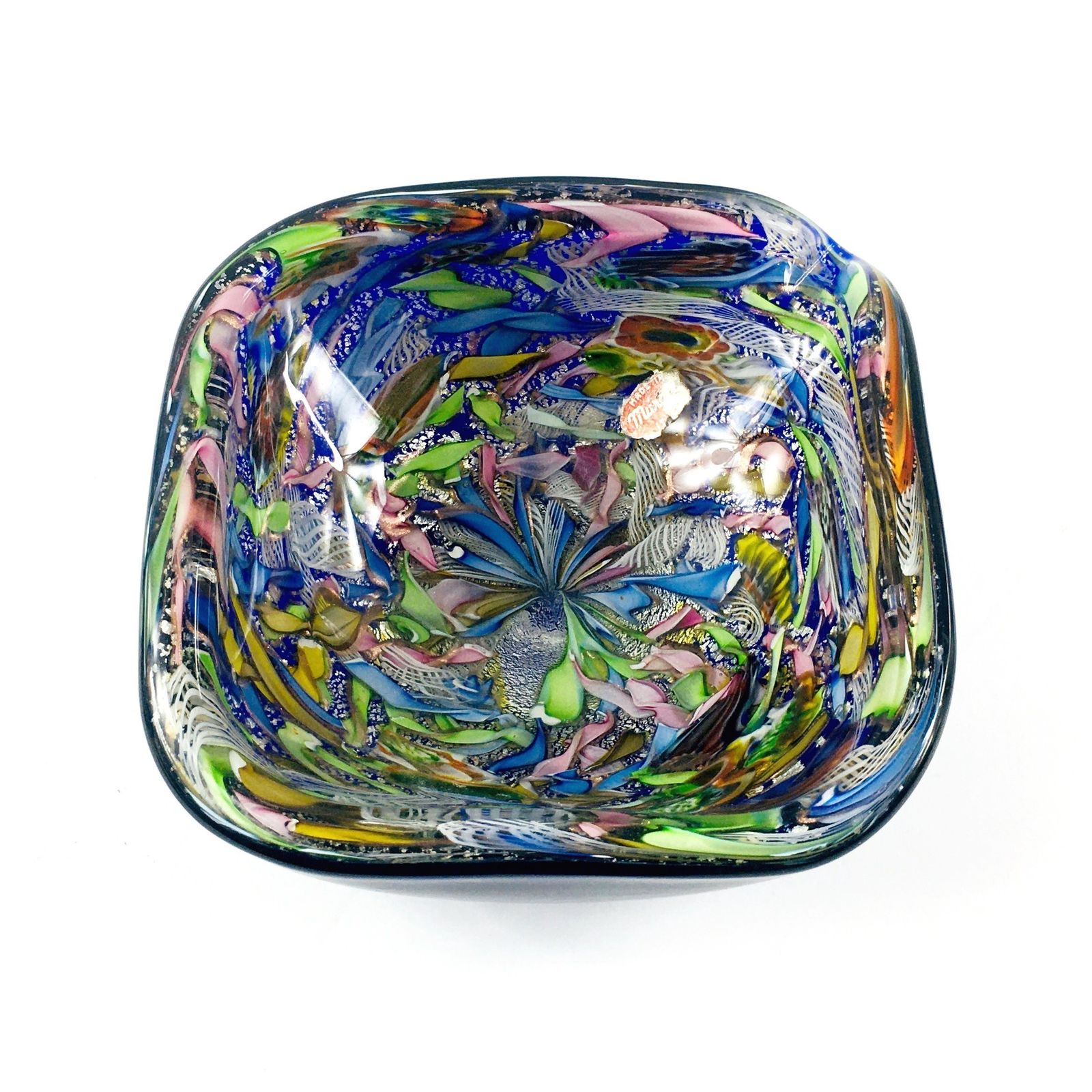 Large Murano Tutti Frutti Art Glass Bowl / Vide Poche By Dino Martens For Aureliano Toso, Italy, 1960s photo buy