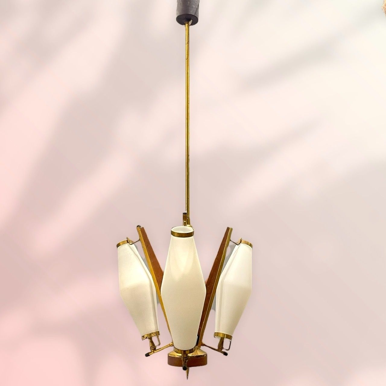 Italian Stilnovo Light Pendant 1950’s