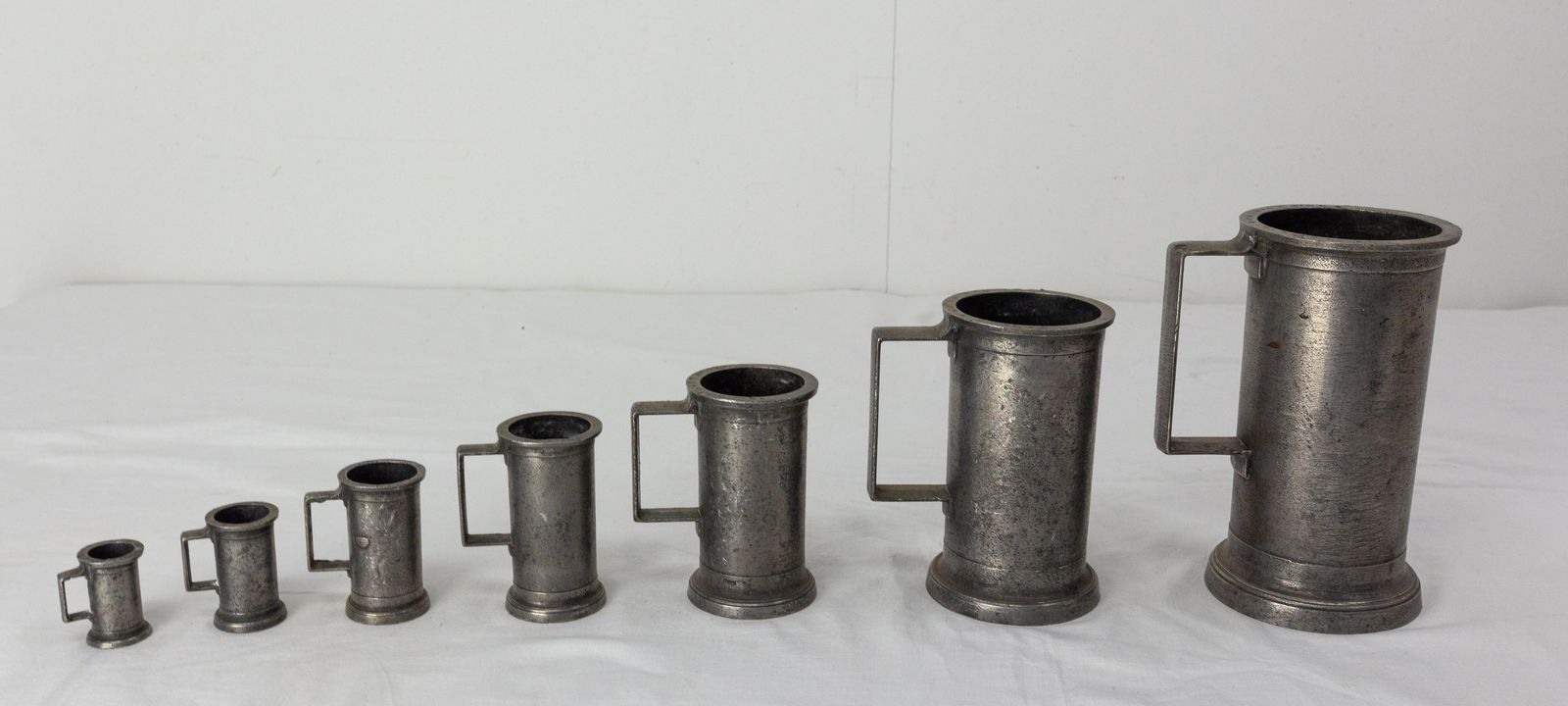 Series Of Measuring Tins, Trade Equipment, France, 19th Century photo for sale