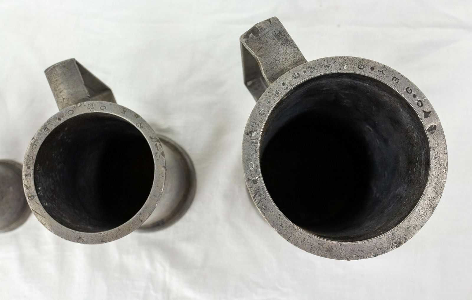 Series Of Measuring Tins, Trade Equipment, France, 19th Century photo vinterior