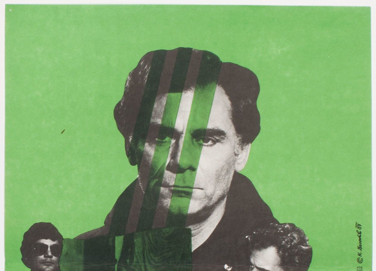 Original Film Poster, I Am Afraid, Karel Zavadil, 1981, Genuine Czech Vintage Print photo furniture