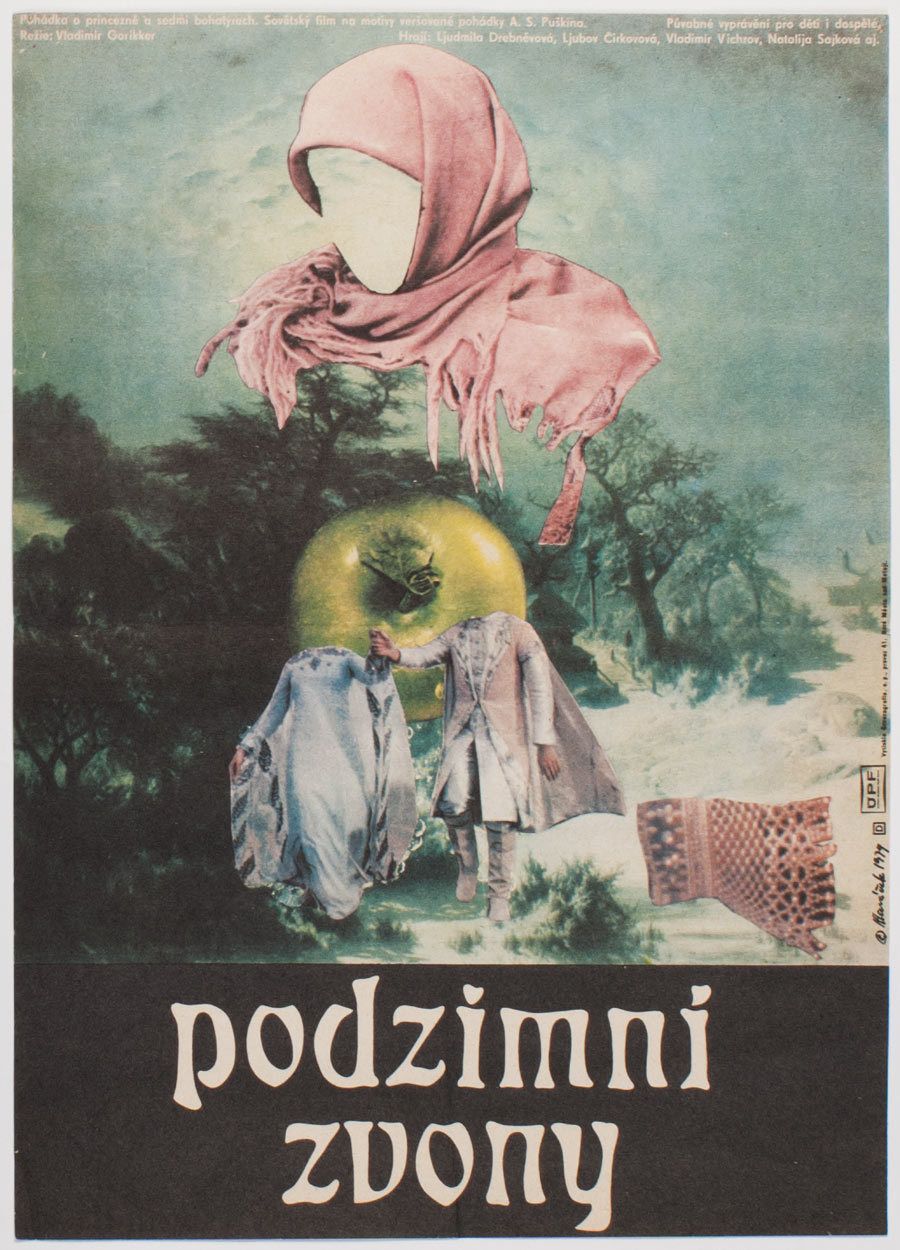 Original Film Poster, Autumn Bells, Miroslav Hlaváček, 1979, Genuine Czech Vintage Print