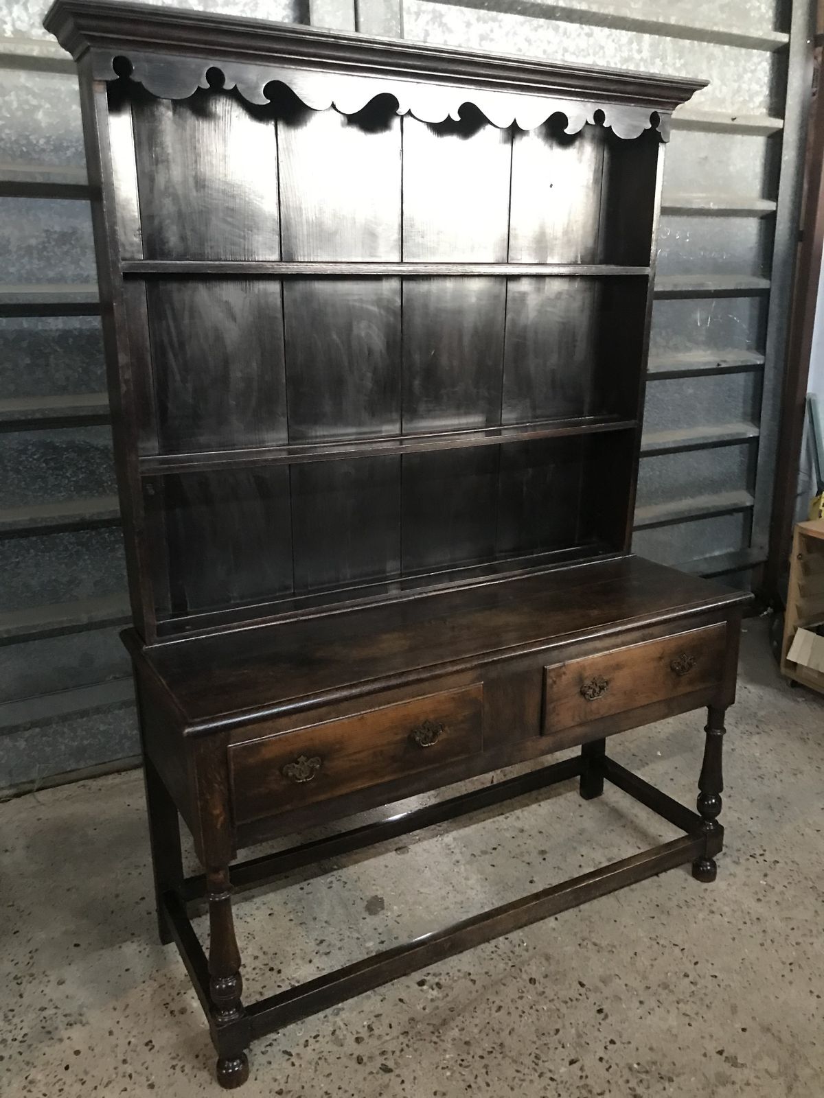 Beautiful 18th Century Oak Dresser photo 1495.0