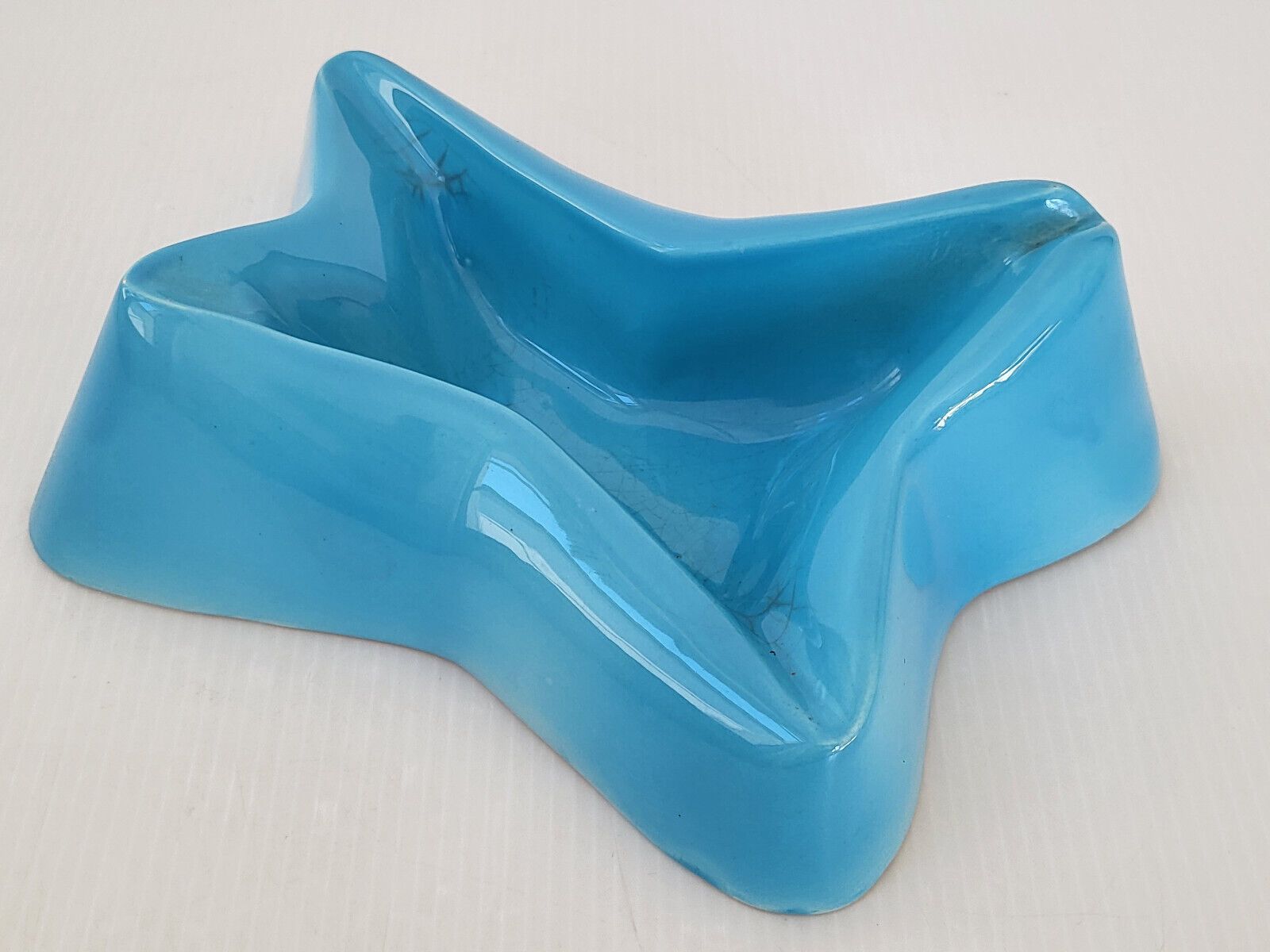 Vintage Ashtray Ceramic Ensci Limoges 1950s Rockabilly Expo 58 Zazou photo vintage