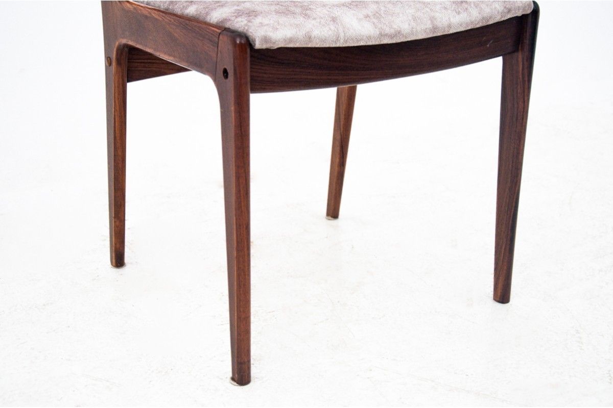 photo furniture Set Of 6 Teak Chairs, J. Andersen, Uldum Mobelfabrik, Denmark, 1960s